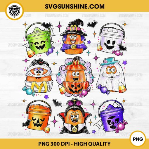 Halloween Nuggets PNG, Chicken Nuggets Pumpkin Halloween 90s PNG File