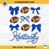 Coquette Bow Football Kentucky PNG, Kentucky Football Bow PNG File