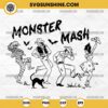 Cowboy Monster Mash SVG, Halloween SVG PNG File