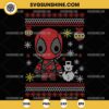 Deadpool Ugly Christmas Sweater SVG, Deadpool Snowman Christmas SVG