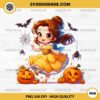 Disney Princess Belle Pumpkin Halloween PNG File