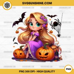 Disney Princess Rapunzel Pumpkin Halloween PNG File