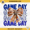 Coquette Bow Blue Bulldogs PNG, Game Day Football PNG, Blue Bulldogs Paw Mascot PNG