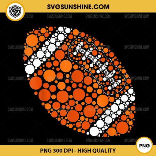 Football Happy Dot Day 2024 PNG, Polka Dot Football PNG, Football Dot Day PNG