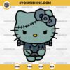 Frankenstein Hello Kitty SVG, Horror Hello Kitty Halloween SVG