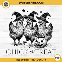 Witch Chicken Halloween PNG, Chick Or Treat PNG File