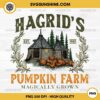 Hagrid's Pumpkin Farm Magically Grown PNG, Hagrid's Pumpkin Farm Halloween PNG File