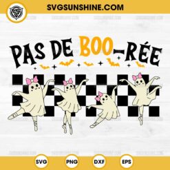 Halloween Ballet Dancer Ghost SVG, Pas De Boo-rée SVG, Ballet Ghost SVG