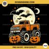 Monster Truck Pumpkin Halloween PNG, Halloween For Kids Boy PNG, Halloween Monster Truck PNG