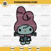 Hello Kitty My Melody Frankenstein SVG, My Melody Horror Halloween SVG