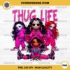 Pink Girl Thug Life PNG, Halloween Horror Girls Thug Life PNG