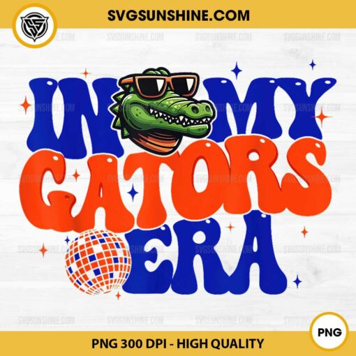 In My Gators Era PNG, Florida Gators PNG, Gators Fan PNG, In My Football Era PNG