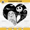 Jack Skellington And Sally SVG, Jack And Sally Heart SVG, The Nightmare Before Christmas SVG