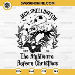 Jack Skellington SVG File, The Nightmare Before Christmas SVG PNG