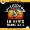 Little Pecker Club Lil Gents Making Dents PNG, Woodpecker PNG