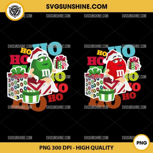 M And M Christmas PNG Bundle, Christmas M&M Chocolate PNG, Christmas Candy PNG