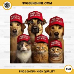 Trump Make Pets Safe Again PNG, Funny Cats and Dogs PNG, Trump 2024 PNG, Trump Debate PNG