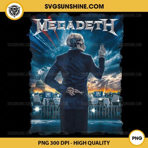 Megadeth PNG, Megadeth Vic Rally PNG File Clipart