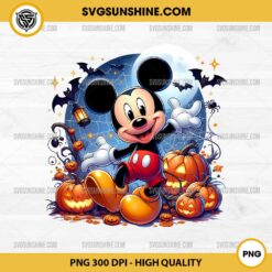 Mickey Mouse Pumpkin Halloween PNG File