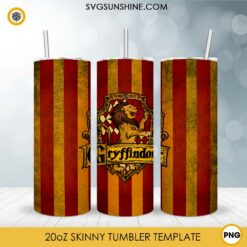 Gryffindor Harry Potter 20oz Tumbler Wrap PNG File