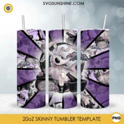 Zero Skinny Tumbler Design, The Nightmare Before Christmas Tumbler Wrap PNG