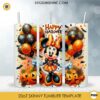 Minnie Mouse Pumpkin Halloween 20oz Tumbler Wrap PNG File, Disney Halloween Skinny Tumbler Design