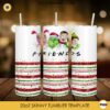 Christmas Friends Tumbler Wrap PNG