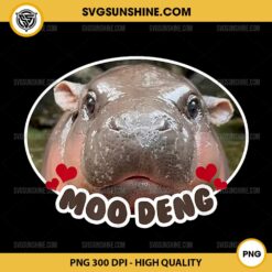 Moo Deng PNG Clipart, Bouncy Pig in Thai PNG