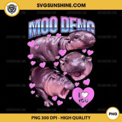 Moo Deng Hippo PNG, The Famous Baby Pygmy Hippo Moo Deng PNG