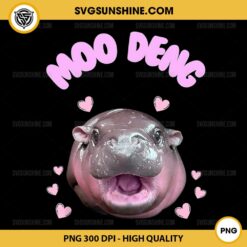 Hippo Moo Deng PNG File