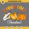 I Love Fall Prevention SVG PNG, Fall Physical Therapy SVG, Nurse Fall SVG