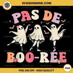 Pas de Boo-rée PNG, Boo Ghost Ballet Dancer Halloween PNG File Original