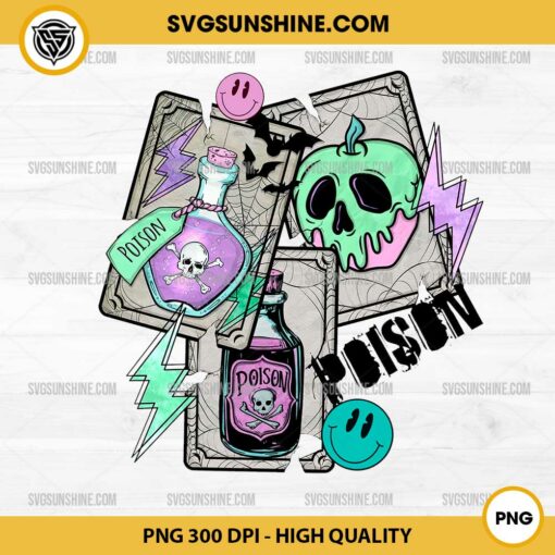 Poison Halloween PNG, Villains Potion Bottles PNG, Witch Poison PNG