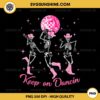 Keep On Dancing Skeleton PNG, Cowgirl Pink Western Halloween PNG