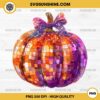 Pumpkin Bling Bling PNG, Disco Ball Pumpkin PNG, Coquette Pumpkin PNG Clipart