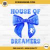 Coquette Bow Reveur House PNG, The House of Dreamers PNG, Blue House School Spirit PNG