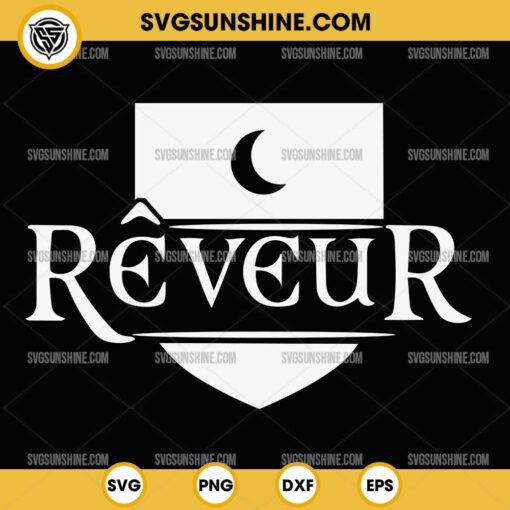 Reveur SVG, Reveur House of Dreamers SVG, RCA Houses SVG, Dreamer School Spirit SVG