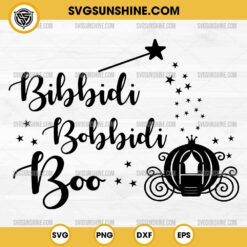 Silhouette Bibbidi Bobbidi Boo SVG Cricut