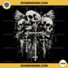 Skull Cross Wings PNG, Emo Y2K Grunge Aesthetic Alt Goth Skull Cross Gothic PNG