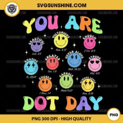 Smile Face Happy Dot Day PNG, You Are Dot Day PNG, Dot Day PNG Vector Clipart