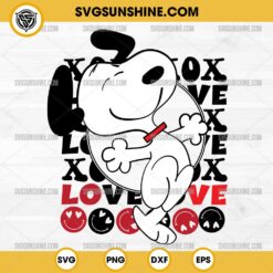 Snoopy Love SVG, Snoopy SVG PNG Vector Clipart