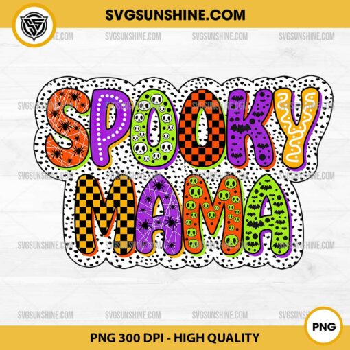 Spooky Mama PNG, Spooky Mom PNG, Halloween Mama PNG