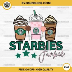 Starbies Junkie PNG, Starbucks Coffee Junkie PNG File