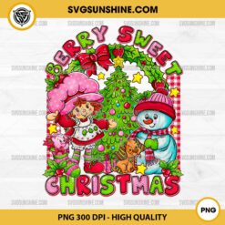 Strawberry Shortcake Cartoon Christmas PNG File