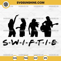 Swiftie Friends SVG, Taylor Swift silhouette SVG