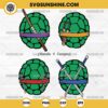 Teenage Mutant Ninja Turtles SVG Bundle, Turtle Costume SVG, Turtle Shell SVG