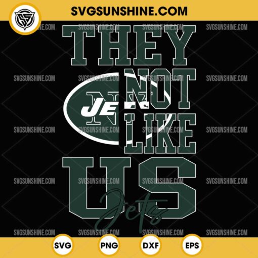 They Not Like Us New York Jets Football SVG PNG