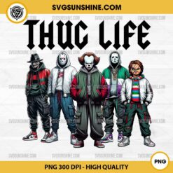 Thug Life PNG File, Halloween Horror Killers PNG, Thug Life Horror PNG