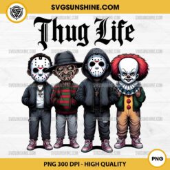 Horror Thug Life PNG, Freddy Krueger PNG, Thug Life Jason Voorhees PNG, Thug Life Pennywise PNG