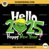 Trump Grinch Hello 2025 PNG, Happy New Year 2025 PNG File